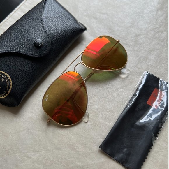 Ray-ban XL Aviator Flash Sunglasses